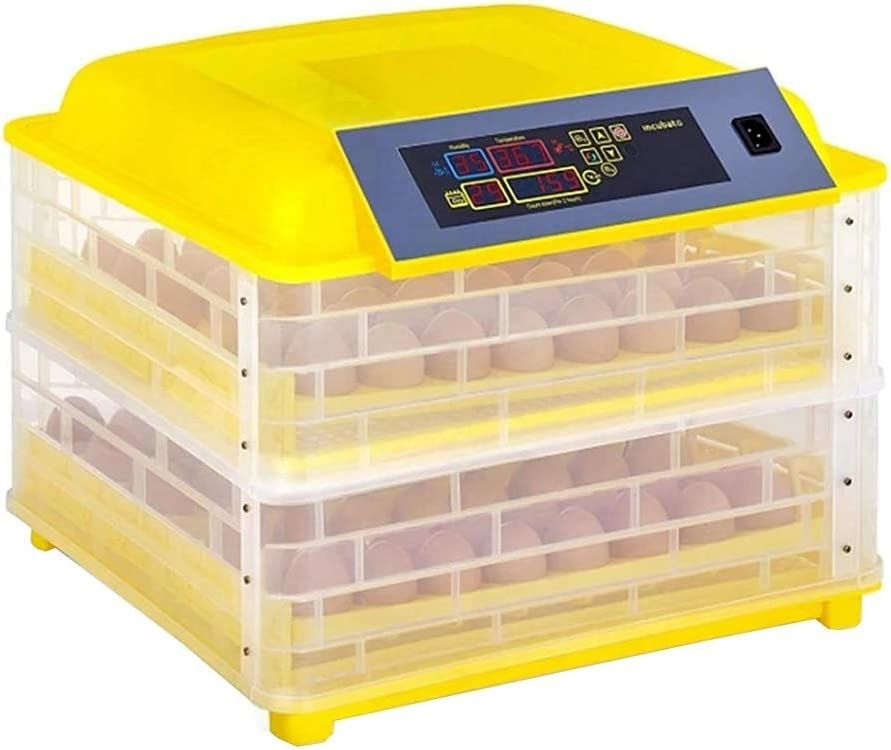 Poultry Incubator - Kippenbroedmachine Pluimvee-broedmachine Ei-uitkomstmachine Mini Dubbele Stroomvoorziening